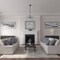 Ekena Millwork Small Alexandria Ceiling Medallion (Fits Canopies up to 4 5/8"), 7 7/8"OD x 3/4"P, Firebrick CM07ALFIF - alternate 4